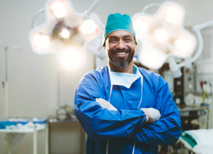 Image of a doctor in the OR